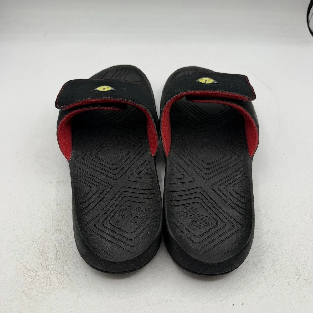 Jordan Hydro 7 Slide Last Shot Mens Sz 9 Dandelion Black/Red Sandals AA2517-003